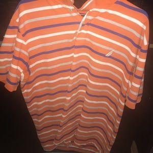 Nautica Horizontal Stripped Short Sleeve